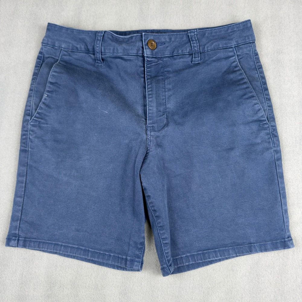 RSQ Jeans Mens Navy Blue Short Chino Well Above Knee Stretch Shorts Size‎ 30